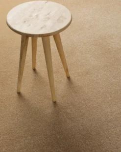 Kurzflorteppich Rund Sand Beige "Montepulciano" Homie Living