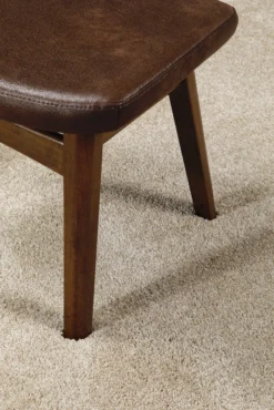 Kurzflorteppich Rund Sand Beige