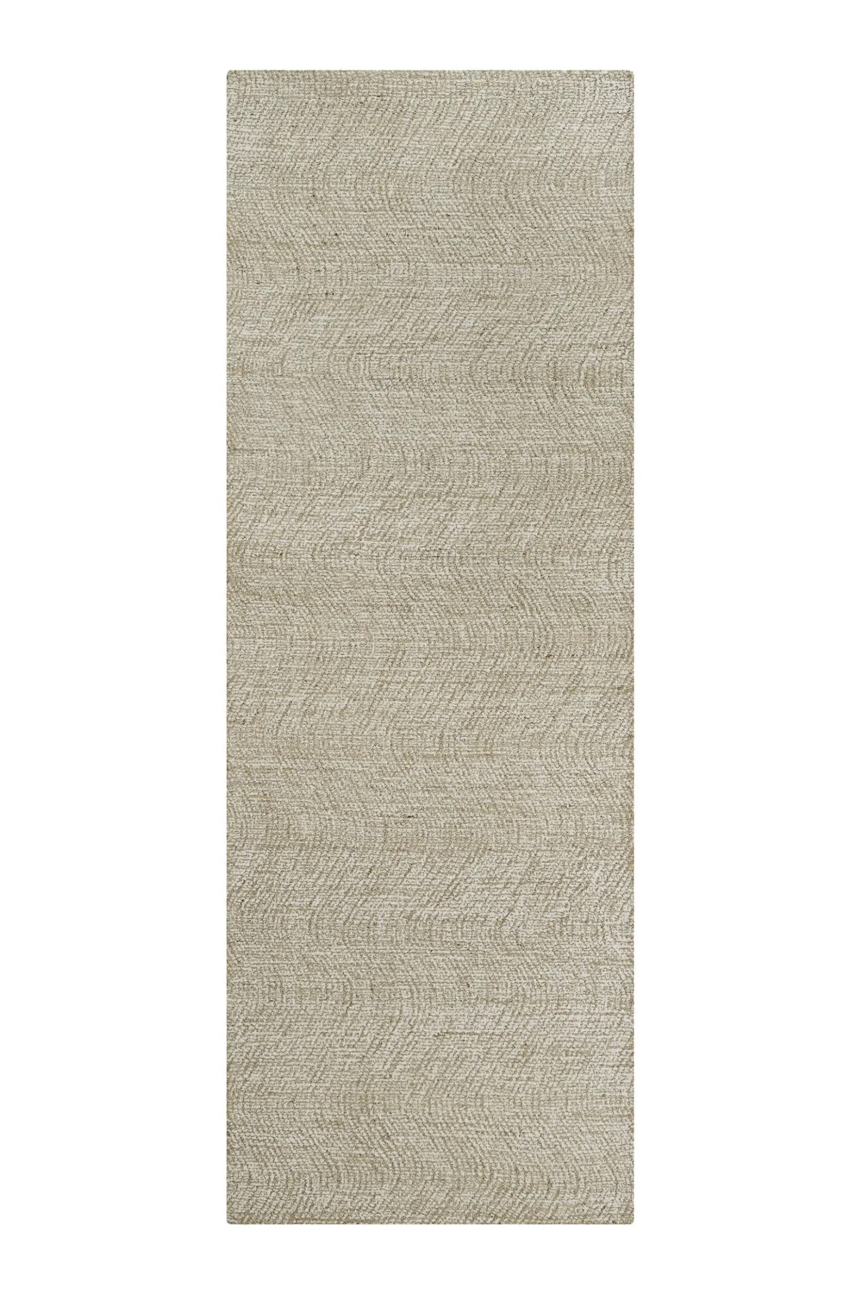 Kurzflor Teppich Sand Beige aus Schurwolle "Hamptons THIRTEEN" WECONhome