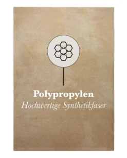 Kurzflorteppich Sand Beige "Freja" WECONhome Basics