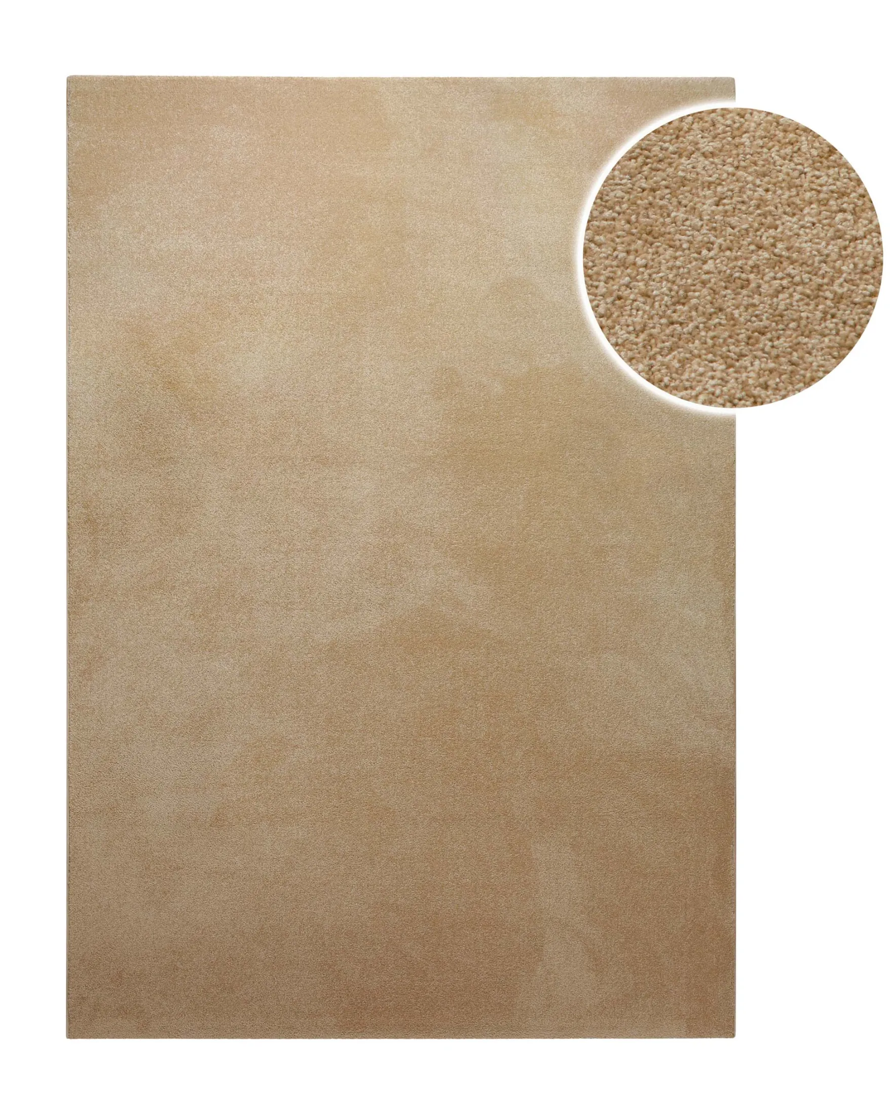 Kurzflorteppich Sand Beige "Freja" WECONhome Basics