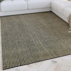 Kurzflor Teppich Sand Beige 