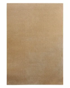 Kurzflorteppich Sand Beige 