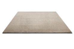 Kurzflorteppich Sand Beige 