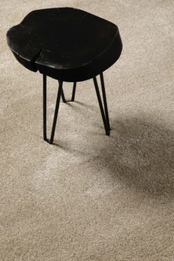 Kurzflorteppich Sand Beige 