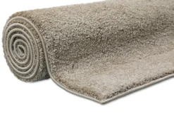 Kurzflorteppich Sand Beige 