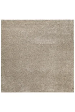 Kurzflorteppich Sand Beige 