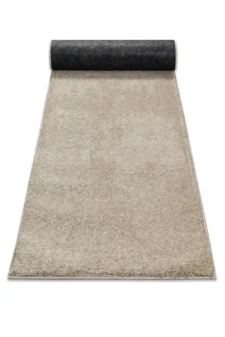 Kurzflorteppich Sand Beige 