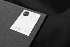 Kurzflor-Teppich Schwarz soft & weich