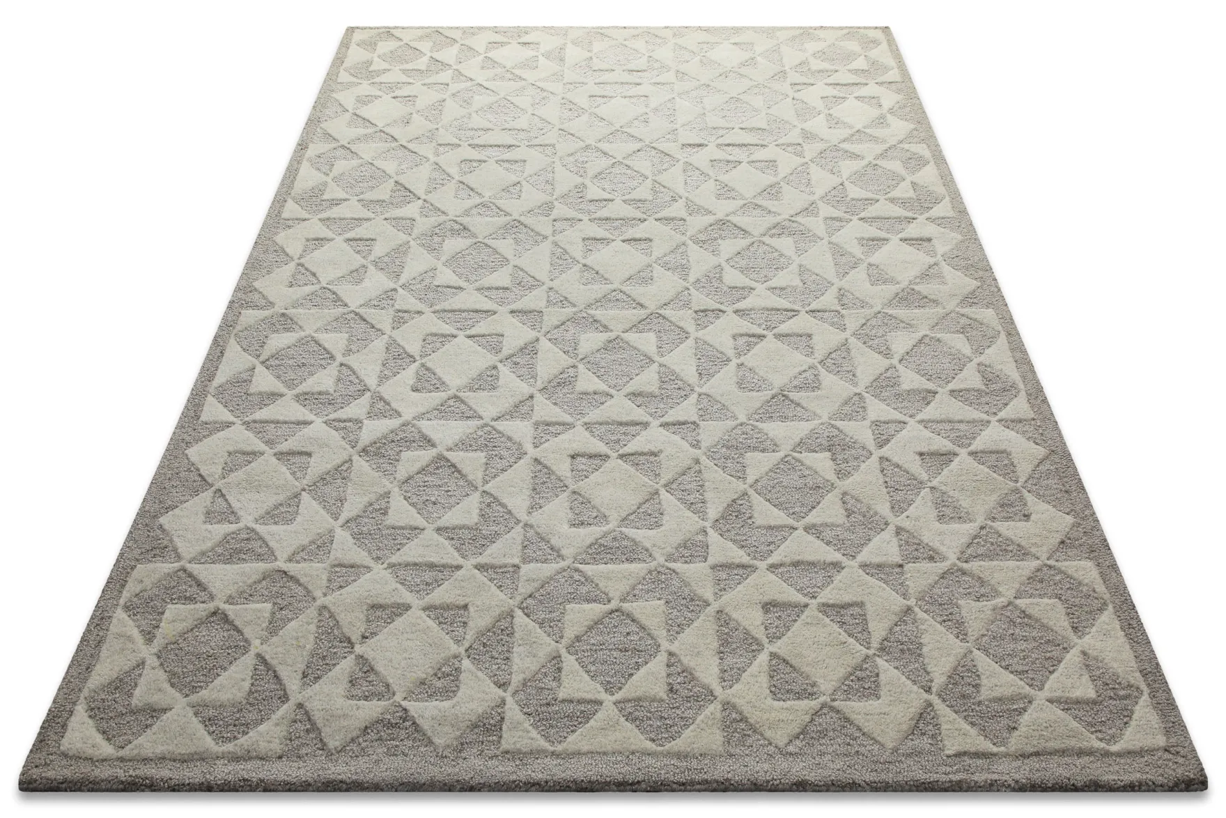 Kurzflorteppich Taupe "Downtown" WECONhome
