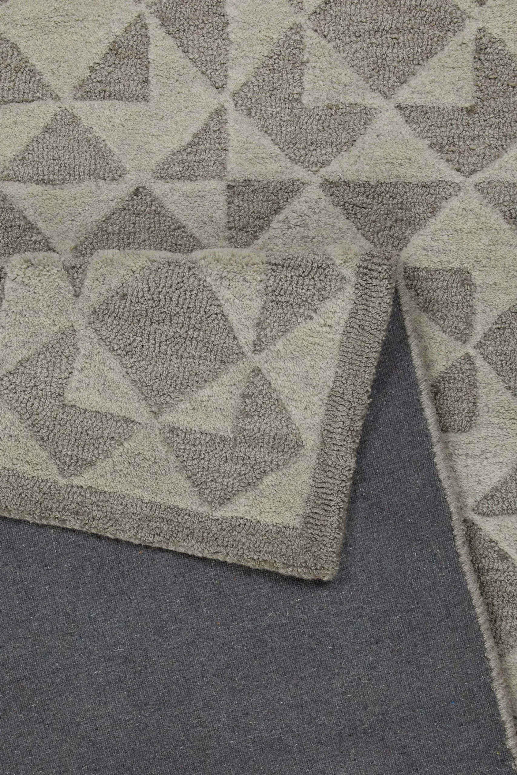 Kurzflorteppich Taupe "Downtown" WECONhome
