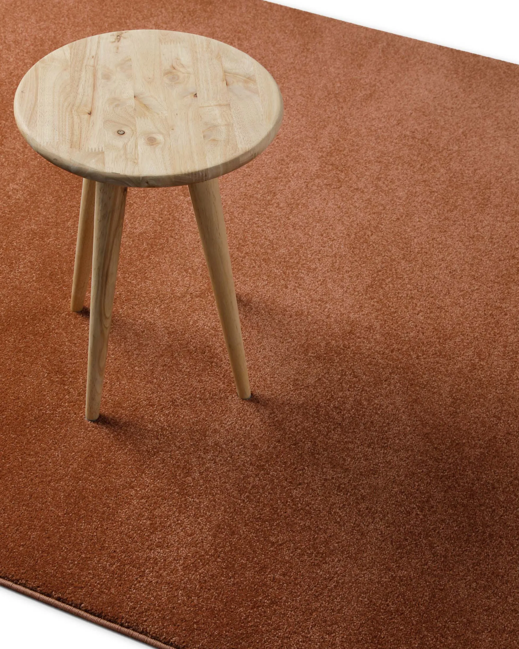 Kurzflorteppich Ziegel Rot "Freja" WECONhome Basics