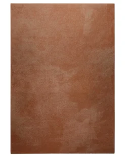 Kurzflorteppich Ziegel Rot