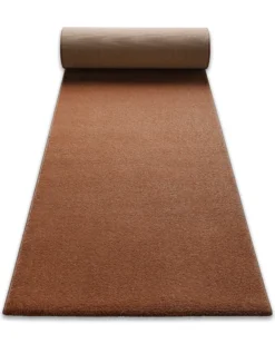 Kurzflorteppich Ziegel Rot