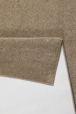 Kurzfor Teppich Braun Beige meliert