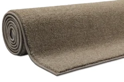 Kurzfor Teppich Braun Beige meliert