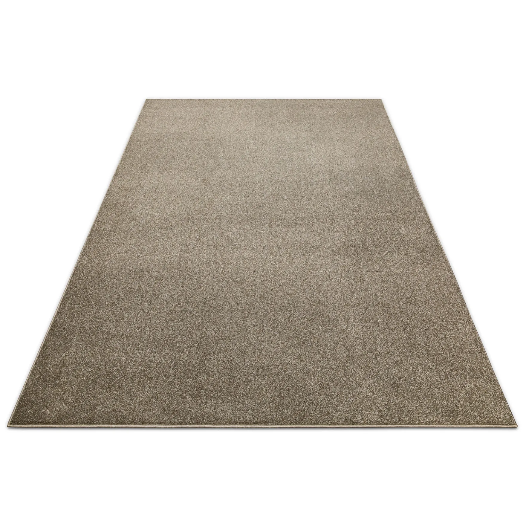 Kurzfor Teppich Dunkelbeige meliert "Tim" WECONhome