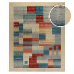 Loribaft Teppich 100 % Schurwolle 245x305 cm