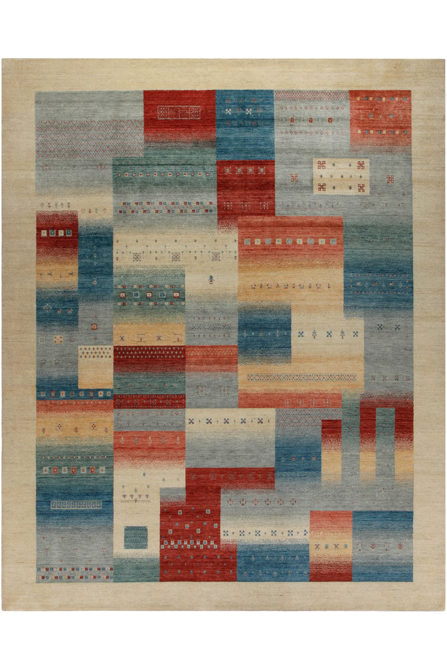 Loribaft Teppich 100 % Schurwolle 245x305 cm