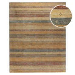 Loribaft Teppich 100 % Schurwolle 245x305 cm