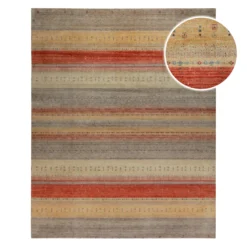 Loribaft Teppich 100 % Schurwolle 245x305 cm