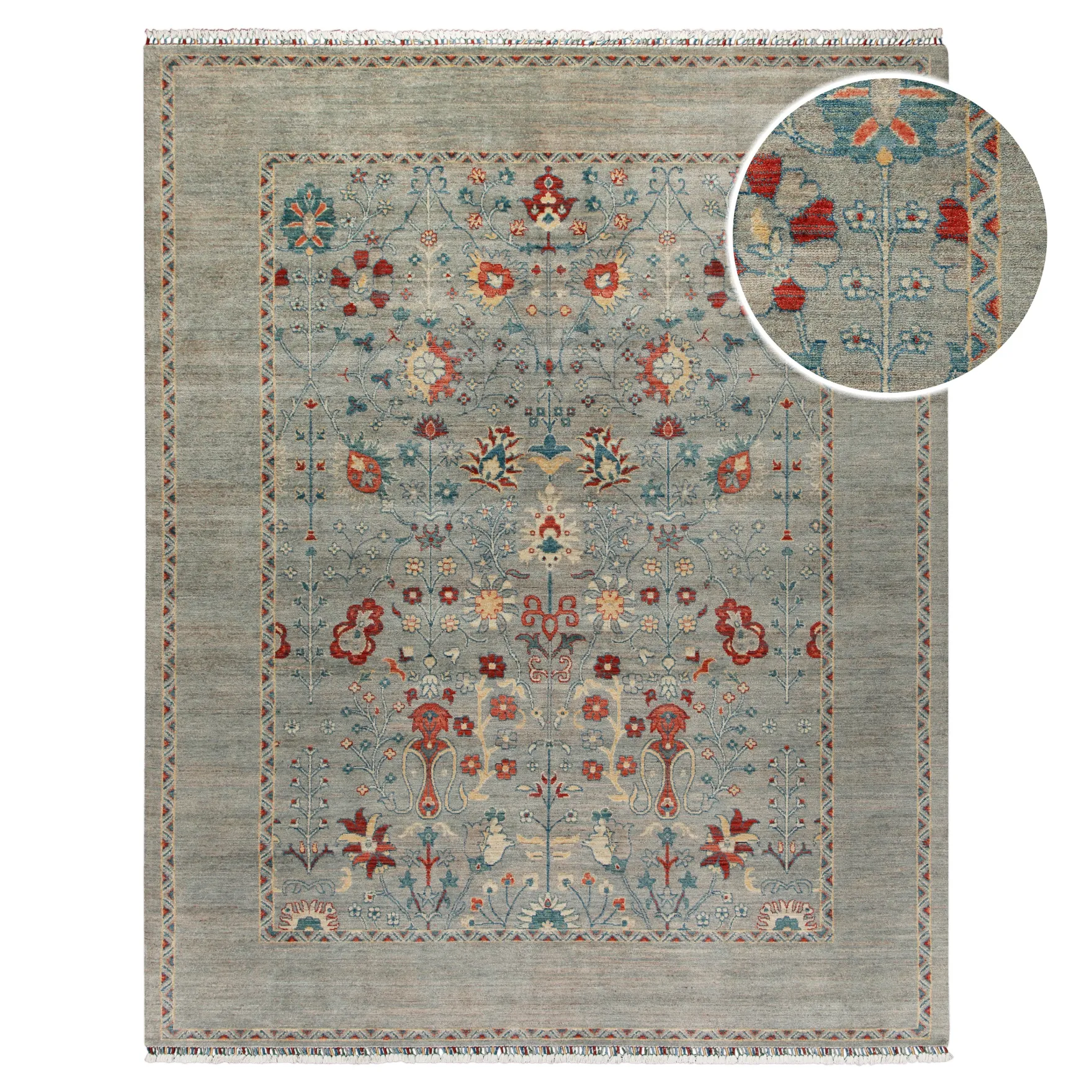 Loribaft Teppich 100 % Schurwolle 245x305 cm