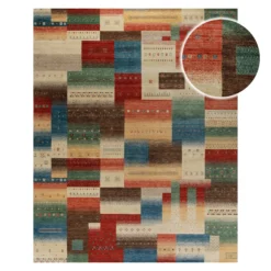 Loribaft Teppich 100 % Schurwolle 245x305 cm
