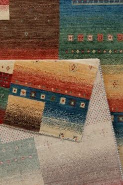 Loribaft Teppich 100 % Schurwolle 245x305 cm