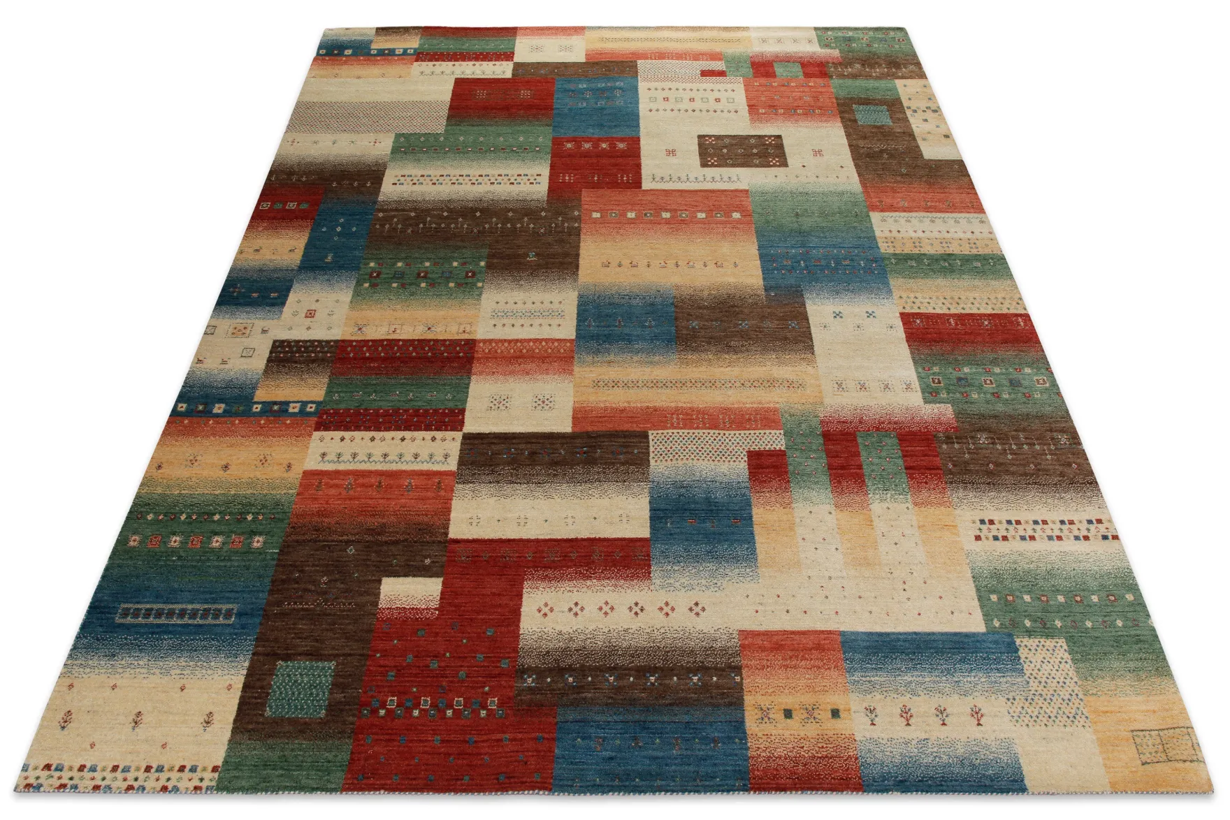 Loribaft Teppich 100 % Schurwolle 245x305 cm