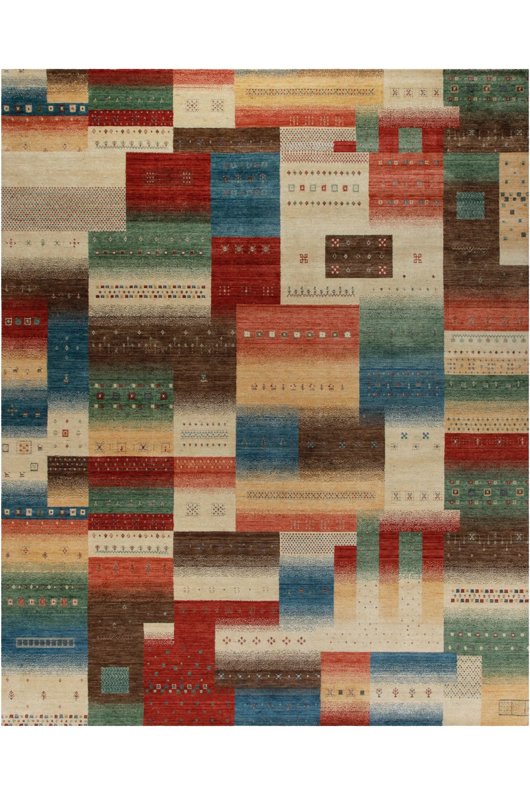 Loribaft Teppich 100 % Schurwolle 245x305 cm