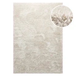 Nachhaltiger Teppich Creme Beige soft & weich "Matteo" Homie Living