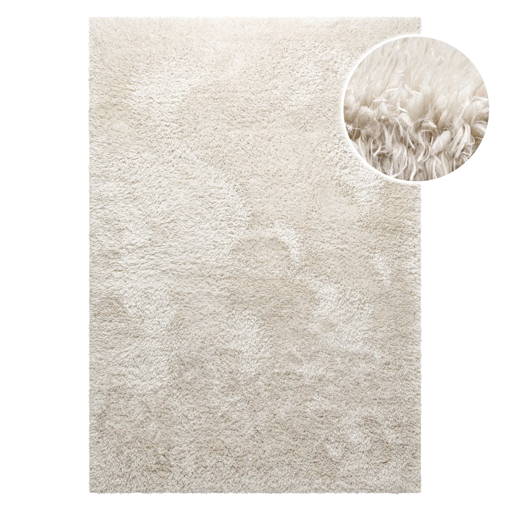 Nachhaltiger Teppich Creme Beige soft & weich "Matteo" Homie Living