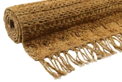 Nachhaltiger Teppich Naturfarben aus Jute