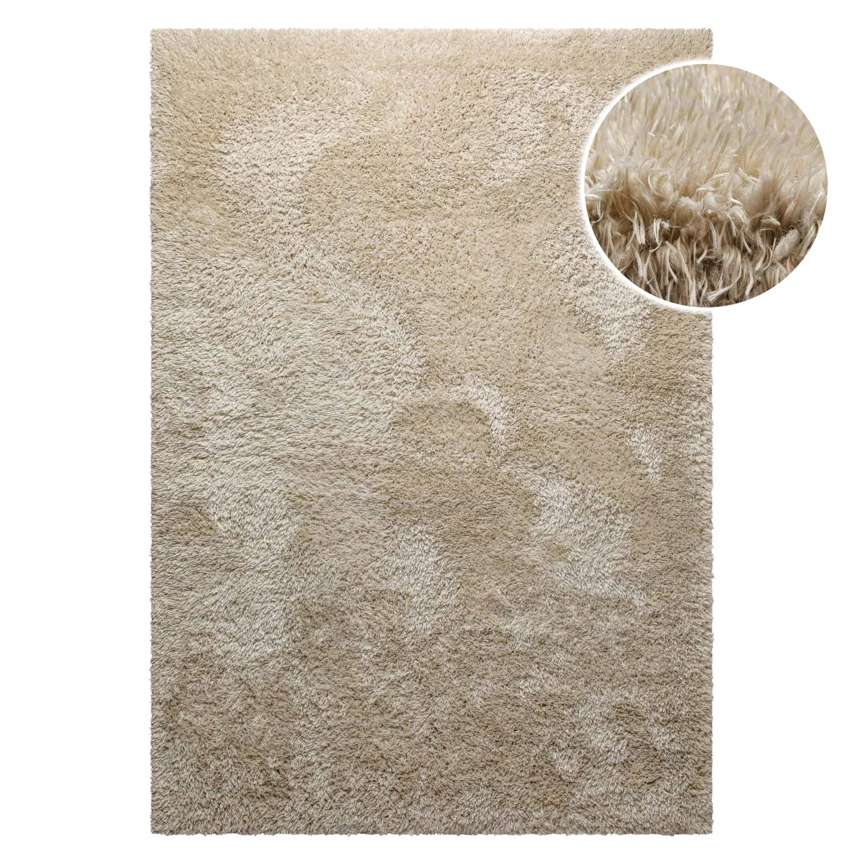 Nachhaltiger Teppich Sand Braun soft & weich "Matteo" Homie Living