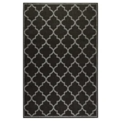 Outdoor Teppich Anthrazit Grau 