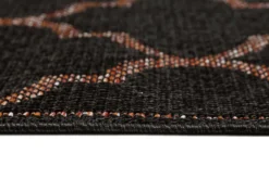 Outdoor Teppich Anthrazit Rot "Gleamy" WECONhome