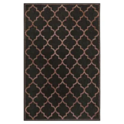 Outdoor Teppich Anthrazit Rot