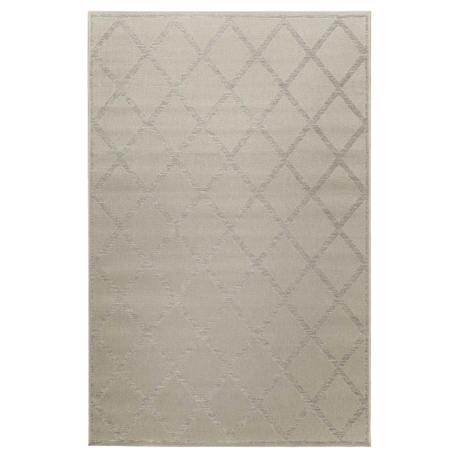 Outdoor Teppich Beige Grau "Bergamo" Homie Living