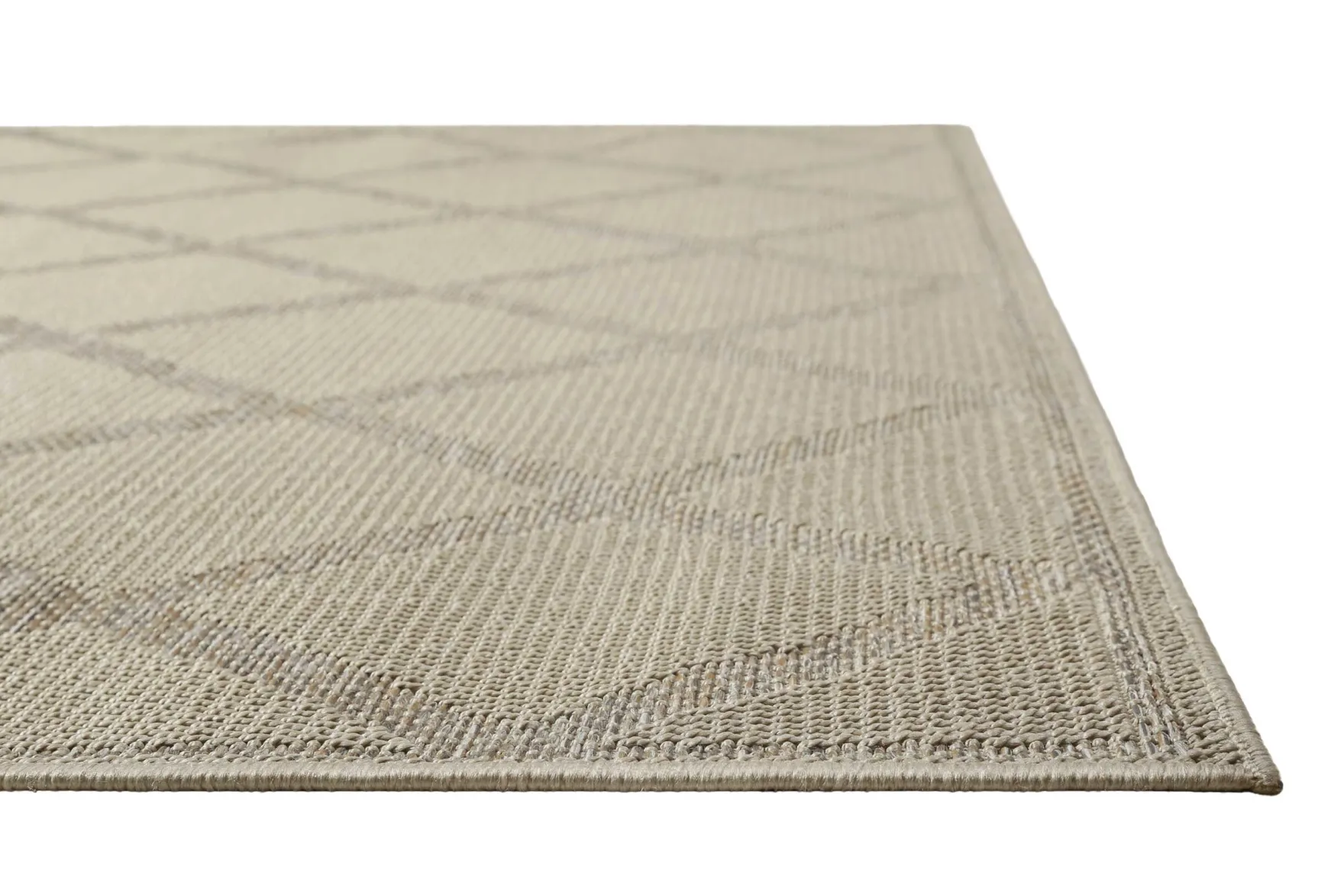 Outdoor Teppich Beige Grau "Bergamo" Homie Living