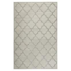 Outdoor Teppich Beige Grau "Gleamy" WECONhome