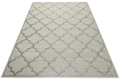 Outdoor Teppich Beige Grau 