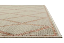 Outdoor Teppich Beige Rot 