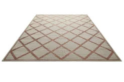 Outdoor Teppich Beige Rot 