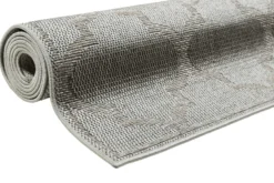 Outdoor Teppich Grau Silber "Gleamy" WECONhome