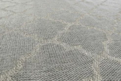 Outdoor Teppich Grau Silber
