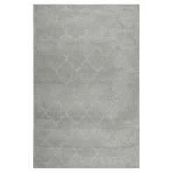 Outdoor Teppich Grau Silber
