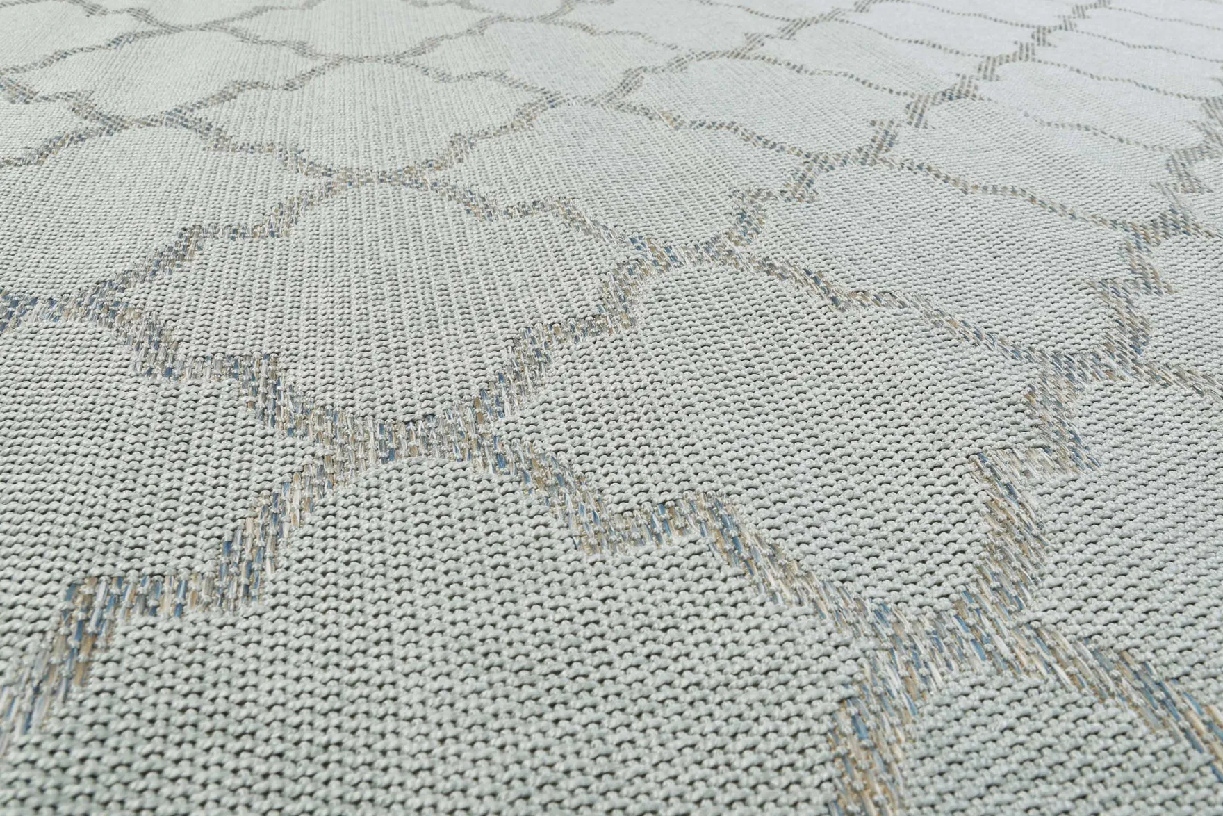 Outdoor Teppich Hellblau "Gleamy" WECONhome