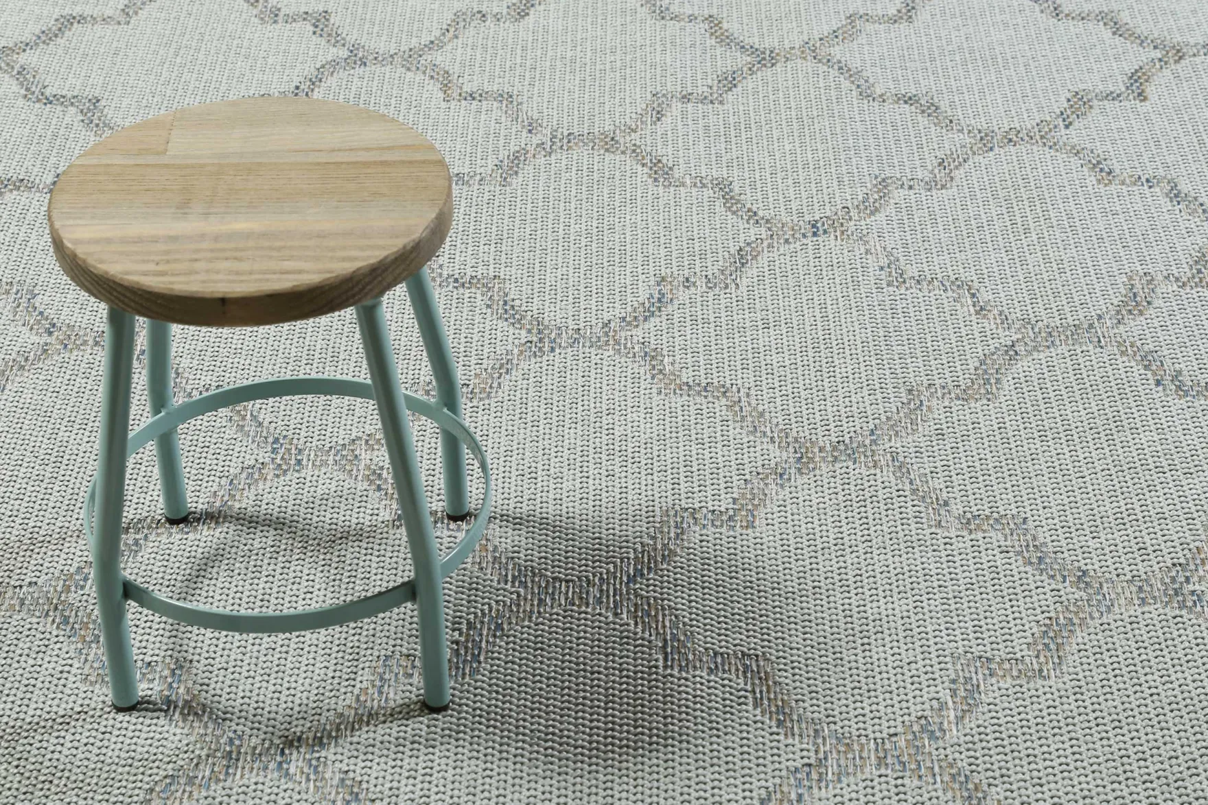 Outdoor Teppich Hellblau "Gleamy" WECONhome