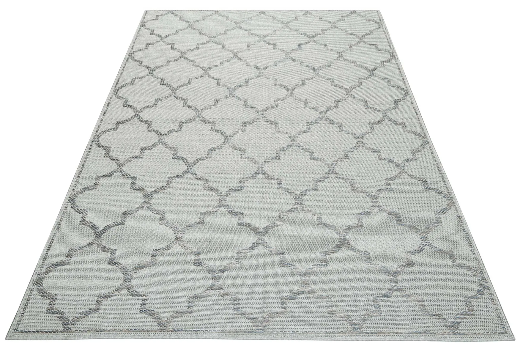 Outdoor Teppich Hellblau "Gleamy" WECONhome