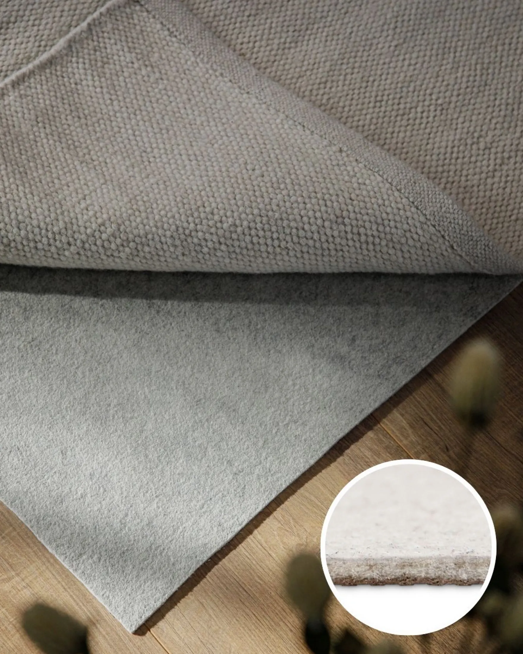Premium "RugPad" Teppichunterlage für sicheren Halt - WECONhome
